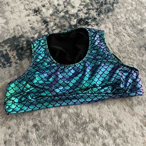 Mermaid sports bra X-Large